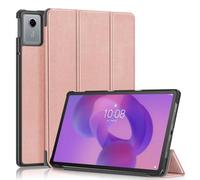 TOPCASE Funda para Lenovo Idea Tab 11 TB336ZU/FU 11" 2025, funda ultrafina de piel sintética con función atril y auto guardia/dormir funda Lenovo Tab K11 Gen 2 TB336FU, oro rosa