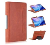 TOPCASE Funda para Lenovo Tab Plus (TB351FU) 11.5 Pulgadas 2024,Estuche Tipo Folio con Bolsillo y Portalápices,Auto-Sueño/Estela,Marrón
