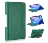TOPCASE Funda para Lenovo Tab Plus (TB351FU) 11.5 Pulgadas 2024,Estuche Tipo Folio con Bolsillo y Portalápices,Auto-Sueño/Estela,Verde
