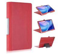 TOPCASE Funda para Lenovo Tab Plus (TB351FU) 11.5 Pulgadas 2024,Estuche Tipo Folio con Bolsillo y Portalápices,Auto-Sueño/Estela,Rojo