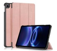 TOPCASE Funda para Xiaomi Redmi Pad 2 SE 9.7 pulgadas 2026/Redmi Pad 2 9.7, funda ultrafina de piel sintética con función atril y funda de coche para guardia/dormir, color oro rosa