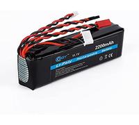 Topchances Paquete de batería de 11,1 V 2200 mAh 8C 3S Li-Poly Li-Po RC para transmisor JR FUTABA Flysky FS-TH9X