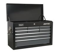 Topchest 9 Cajón Con Rodamientos Diapositivas - Negro/Gris AP2509B Sealey Nuevo