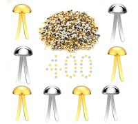 TOPCZY 200 stuks Mini Tachuelas Multicolor/Sujetadores de Papel/Tachuelas Redondos de Scrapbooking voor Scrapbooking, Papier, briefklemmen, knutselen, knutselen, Doe-het-zelf kunsthandwerk
