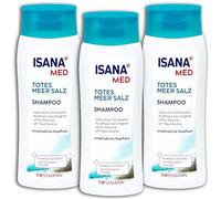 TOPDeal ISANA MED Champú Mar Muerto, 3 unidades de 200 ml, 3 unidades