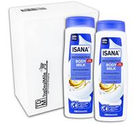 TopDealMile - 2 unidades de leche corporal rica ISANA - para piel seca 2 x 400 ml