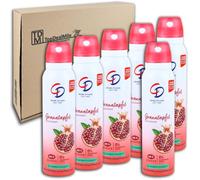 TopDealMile - Desodorante desodorante en spray de granada, 6 x 150 ml