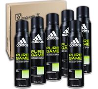 TopDealMile - Desodorante en aerosol adidas Men Pure Game - 6 x 150 ml