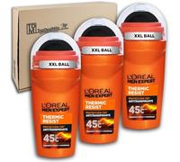 TopDealMile - Desodorante rollon on para L'ORÉAL Paris Men Expert Thermic Resist Roller, 3 x 50 ml