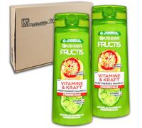 TopDealMile - Pack de 2 botes de 250 ml para Garnier Fructis Vitaminas & Kraft Champú Reforzante con Naranja Sangre