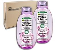 TopDealMile - Pack de 2 botes de 250 ml para Garnier Wahre Schätze Champú alisador de agua de arroz, ritual y almidón