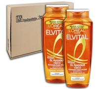 TopDealMile - Pack de almacenamiento para champú Loreal Elvital, aceite Magique Coco, 2 x 300 ml