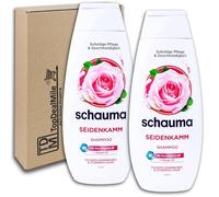 TopDealMile - Pack de almacenamiento para champú Schauma peine de seda 2 x 400 ml