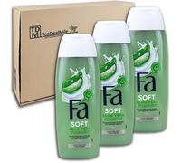 TopDealMile - Pack de almacenamiento para crema de ducha nutritiva FA Soft Aloe Vera Yoghurt 3 x 250 ml