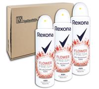 TopDealMile - Pack de almacenamiento para desodorante en spray Rexona Flower Fresh Extra Fresh 150 ml