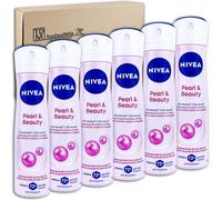 TopDealMile - Pack de almacenamiento para desodorante NIVEA en spray Pearl & Beauty antitranspirante, 6 x 150 ml