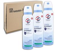 TopDealMile - Pack de almacenamiento para desodorante para CD Pure & Protect Spray Aqua Essence Body Spray 3 x 150 ml