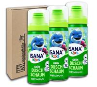 TopDealMile - Pack de almacenamiento para espuma de ducha ISANA KiDS verde 3 x 50 ml