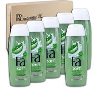 TopDealMile - Pack de almacenamiento para FA Crema de ducha suave Aloe Vera Yoghurt 6 x 250 ml