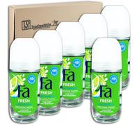 TopDealMile - Pack de almacenamiento para Fa Deoroller- Desodorante Roll-on FA FRESH Lime-SQUEEZE 6 x 50 ml