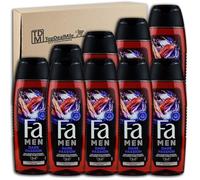 TopDealMile - Pack de almacenamiento para FA Men 2 en 1 Cuerpo y Cabello Gel de ducha Dark Passion 10 x 250 ml