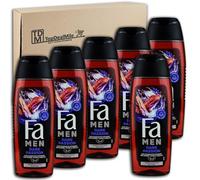TopDealMile - Pack de almacenamiento para FA Men 2 en 1 Cuerpo y Cabello Gel de ducha Dark Passion 6 x 250 ml