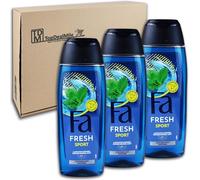 TopDealMile - Pack de almacenamiento para gel de ducha Fa Fresh Sport Shower Gel 3 x 250 ml