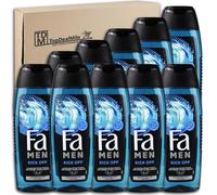 TopDealMile - Pack de almacenamiento para gel de ducha FA Men Kick Off 10 x 250 ml
