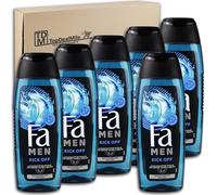 TopDealMile - Pack de almacenamiento para gel de ducha FA Men Kick Off 6 x 250 ml