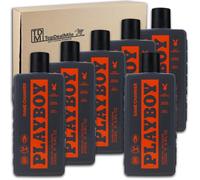 TopDealMile - Pack de almacenamiento para gel de ducha Playboy Game Changer Shower Gel 3 en 1 para hombre, 6 x 250 ml