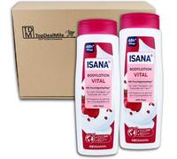 TopDealMile - Pack de almacenamiento para loción corporal ISANA Vital 2 x 400 ml