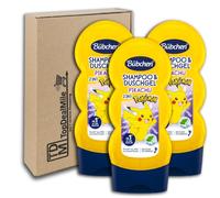 TopDealMile - Pack de almacenamiento para niños Bübchen Champú y gel de ducha Pikatchu 3 x 230 ml