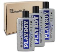 TopDealMile - Pack de almacenamiento para Playboy Shower Gel Astro Mode Gel de ducha 3 en 1 para hombre, 3 x 250 ml