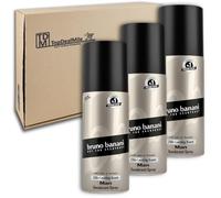 TopDealMile - Paquete de almacenamiento para desodorante en spray Bruno Banani Man 3 x 150 ml