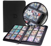 TopDeck 200 TopLoader Binder - 9 Pocket Card Binder Album - TCG Secure Storage Sleeves - Compatible with Yugioh, Magic the Gathering, Pokemon and More - Trading and Sports Card Holder