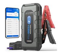 TOPDON 2-en-1 Arrancador de Baterias de Coche & Comprobador de Baterias | V2200 Plus 16000mAh 2200A Arrancador de Coches (hasta 8L Gas/6L Diésel), con Linterna LED y Carga rápida USB 3.0
