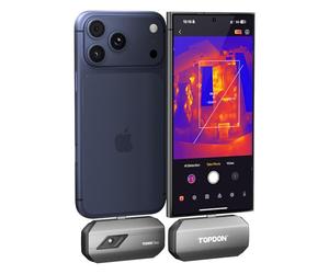 TOPDON Cámara Térmica TC002C Duo para iPhone/Android/Windows, 512x384 Resolución TISR, Cámara Termográfica de -20℃ a 550℃, 40mk Sensibilidad Térmica, 25Hz Frecuencia Actualización