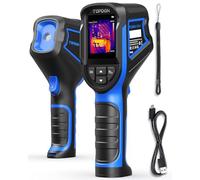 TOPDON Camara Termica TC004 Mini, Resolución IR de 240x240 Camara Termografica, -20℃ a 450℃, 15 Horas Duración de Batería, 25 Hz Frecuencia de Actualización, Alertas de Temperatura Alta/Baja