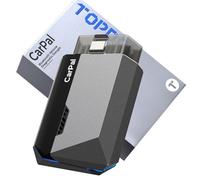 TOPDON Carpal-B Herramienta de Diagnóstico OBD2 Escáner de Coche para Todos los Vehículos, Lector OBD2 Bluetooth, Todos los Sistemas, 6 Servicios de Reinicio, AutoVIN, Comprobación de Emisiones