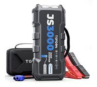 TOPDON JS3000 Arrancador de Baterias de Coche, Arrancador de Coches Portatil para Motores Diesel de hasta 9L de gas/7L, Jump Starter Booster Baterias, 24000mAh