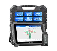 TOPDON ONE 10.1" Bidireccional OBD2 Diagnosis, Passthru J2534, Codificación ECU y Más de 50 Servicios, Diagnosis Coche multimarca de Sistema Completo con TopFix AI, Topología OE, Acceso FCA/Renault/VA