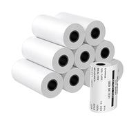 TOPDON Papel térmico de 2 1/4 pulgadas x 2.0 pies para caja registradora POS (10 rollos)
