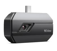 TOPDON TC001 Cámara Térmica Profesional para Android, 512x384 TISR Alta Resolución Cámara Termográfica Infrarroja, Rango de medición de la temperatura -20℃ a 550℃, Precisión 0.1℃ (Gris Espacial)