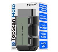 TOPDON TOPSCAN MOTO - Herramienta de diagnóstico OBD2 para motocicleta, herramienta de diagnóstico inalámbrica Bluetooth para BMW, Ducati, Harley-Davidson, lector de código de motocicleta completo con