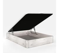 Topdormitorios | Canapé de Madera Abatible Gran Capacidad · Gran Capacidad; Cajón Madera; Cajón Nórdico; Tapa Blanca; Tejido 3D Transpirable · 140x200cm