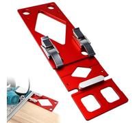 Tope angular de guía, 90° Rectangular, riel guía CNC fresado con guía de bordes, compatible con Festool/Makitas, abrazadera de riel guía eléctrica para madera y metal