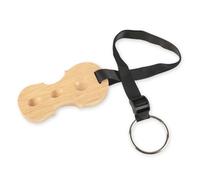 Tope antideslizante de madera maciza para violonchelo, soporte de 3 agujeros (nogal negro)