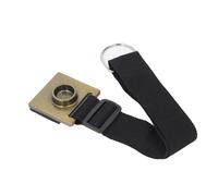 Tope antideslizante para violonchelo de longitud ajustable, anillo en D de metal, anclaje con protección para el suelo, para un mejor control