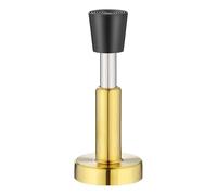 Tope antirrobo para puerta, de silicona, resistente al tacto y a los golpes, dispositivo de succión para puerta de entrada, dorado, 103 x 55 mm, asegura tu hogar y evita daños