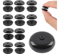 Tope Cinturon Seguridad, 10 pares de botones de plástico duro negro para cinturón de coche, para muchos cinturones de coche, Adatti a Tutte le Cture di Sicurezza, Facili da Installare